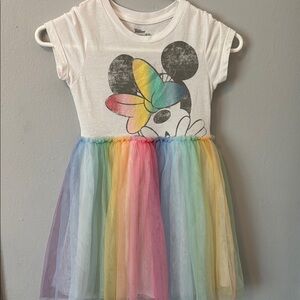Disney Kids Rainbow Tulle Dress